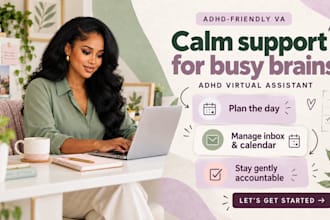 your adhd executive virtual assistant, accountability partner and task manager