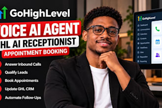 gohighlevel voice ai agent ghl ai receptionist appointment booking