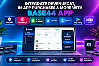 base44 revenuecat in app purchase base44 capacitor storekit play billing stripe