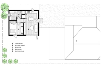 draft adu and garage conversion floor plans from your sketches