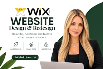 wix website for landscaping redesign gardening website design lawn care website