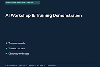 teach practical chatgpt and claude skills to you or your team