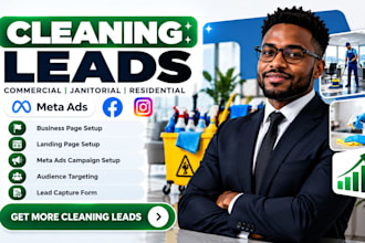 generate commercial cleaning leads, janitorial leads, residential cleaning leads