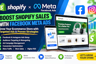 boost shopify sales with facebook meta ads and ecommerce marketing
