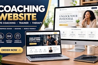 build coaching website life coaching wordpresss website trainer therapy website