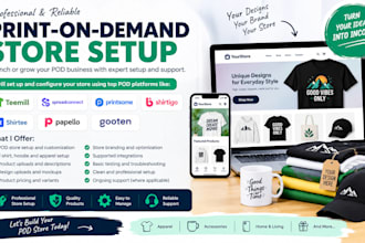 create teemill spreadconnect printsome shirtigo shirtee papello gooten pod store