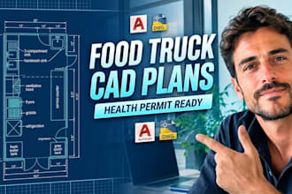 draft food truck cad plans for health permit