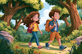 children book illustration and children book illustration