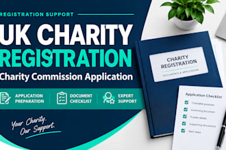 prepare your UK charity registration and charity commission application