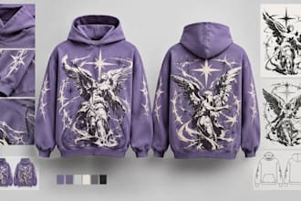 design streetwear graphics and tee shirt designs for clothing brands and hoodies