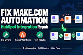 fix make automation errors and troubleshoot hubspot integrations