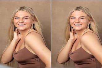 do professional portrait retouching business photo beautify