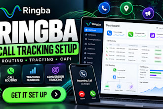 setup ringba call tracking, routing and conversion tracking