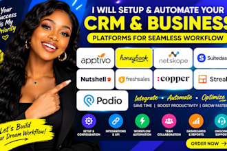 apptivo honeybook netskope suitedash crm nutshell freshsales copper streak podio