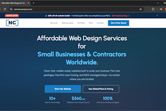 design a fast, mobile ready website for your business