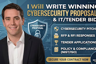 write a winning cybersecurity, software, and technology tender proposal