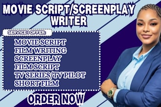 write screenplay writing script writing feature film script short film script