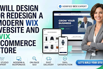 design wix website wix redesign wix ecommerce store wix studio expert