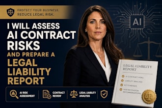 assess ai contract risks and prepare a legal liability report