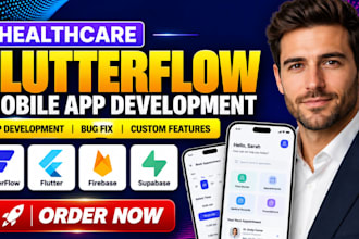 do healthcare flutterflow app flutter mobile app development flutter bug fix