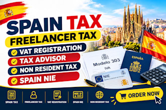 spain tax freelancer tax vat registration tax advisor non resident tax spain nie