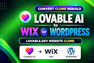 migrate lovable to wordpress clone, convert lovable ai website lovable to wix