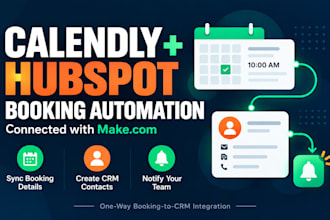 integrate calendly with hubspot using make com for booking automation