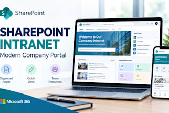 build a modern sharepoint intranet website and company portal