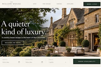 design squarespace boutigue hotel hospitality website hotel boutique