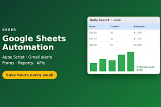 automate google sheets, gmail and forms with apps script