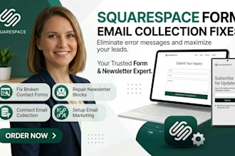 fix broken contact forms newsletter blocks and email collection in squarespace