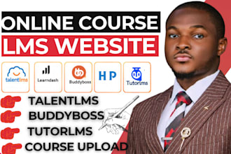 upload and organize your course on talentlms learndash, buddyboss, tutorlms, h5p