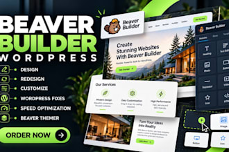 design or redesign your wordpress website with beaver builder
