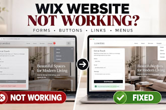 fix wix mobile layout, text overlap and responsive issues