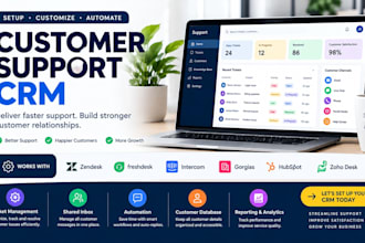 setup zendesk freshdesk intercom gorgias for your customer support crm