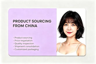 be your china sourcing agent from product design to delivery
