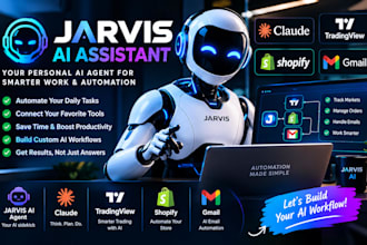 jarvis ai assistant jarvis ai agent claude tradingview shopify gmail automation
