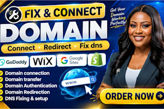 connect domain, transfer domain, fix dns on godaddy, google site, wix subdomain