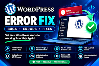 fix wordpress errors and bugs