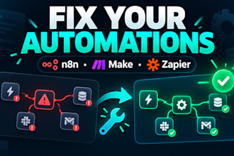 fix your broken n8n make or zapier automation