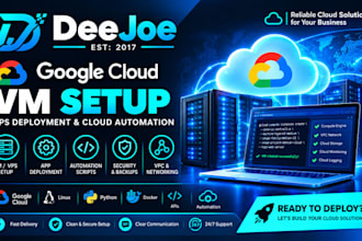 set up google cloud vm and vps deployment automation
