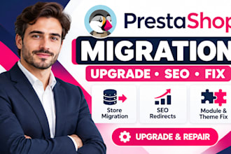 do prestashop seo upgrade prestashop migration fix bugs module theme error site
