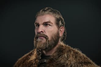 model a custom 3d metahuman character and metahuman hair, xgen hair for games