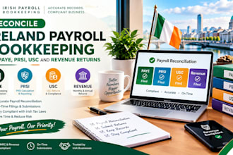 reconcile ireland payroll bookkeeping for paye prsi usc and revenue returns