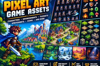 pixel game art pixel art character isometric pixel assets background enviroment