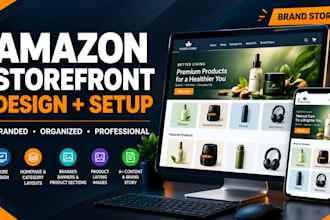 design professional amazon storefront setup amazon brand store for your brand