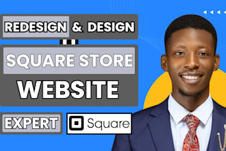 square online store square space ecommerce square website design fix square site