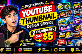 create eye catching youtube thumbnails for your videos