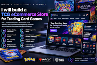 build a tcg ecommerce store for trading card games