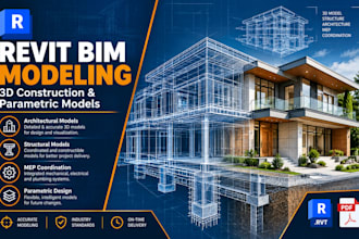 create professional revit bim construction models